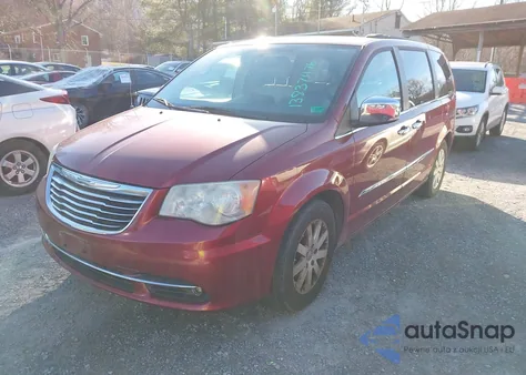 2012 Chrysler Town & Country Touring-L z USA, uszkodzony, nr VIN 2C4RC1CG3CR349046